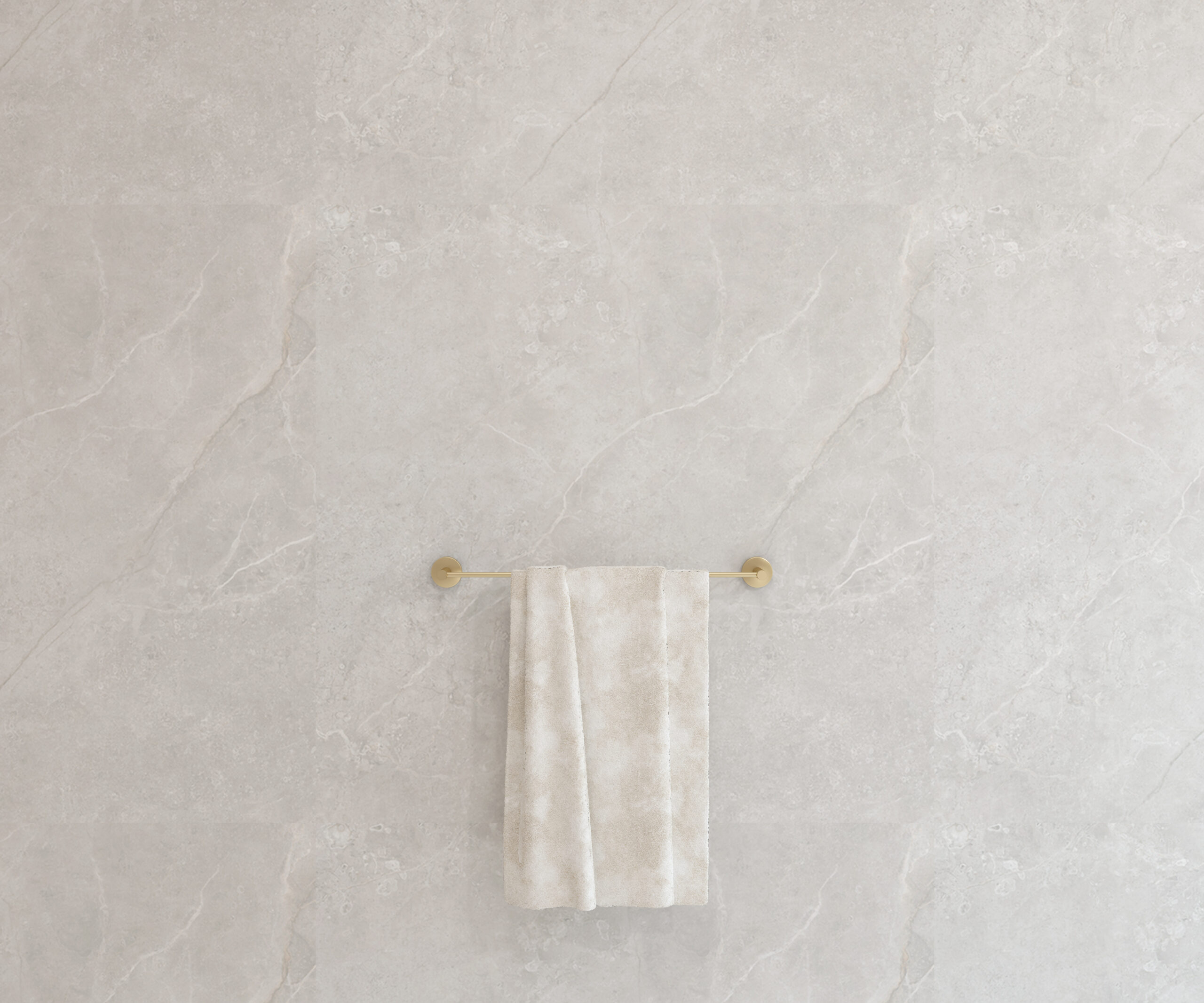 Porte-serviettes Capri 50 cm, finition ou brossé