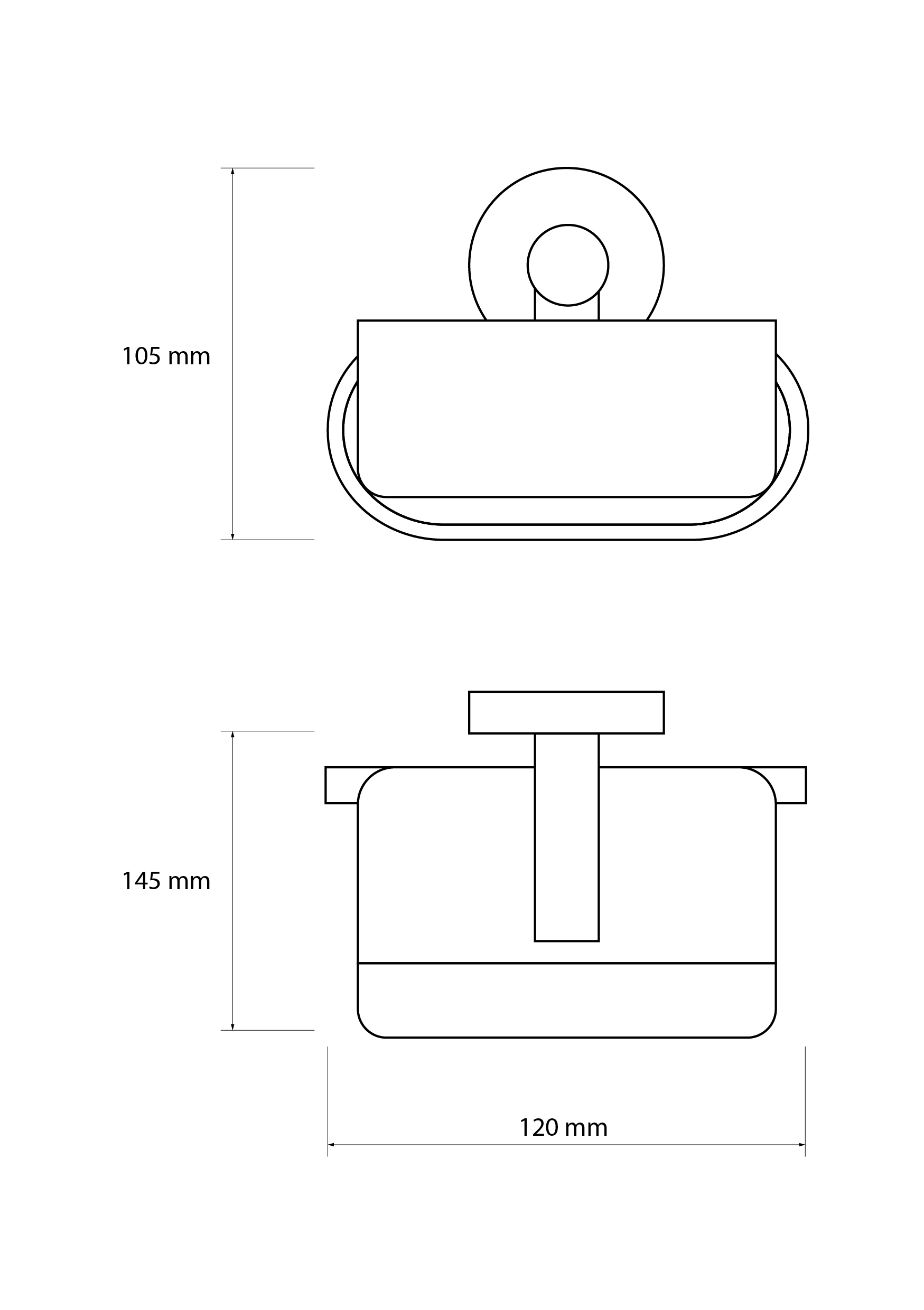 Ensemble Pearl 5 pièces avec porte-balai
