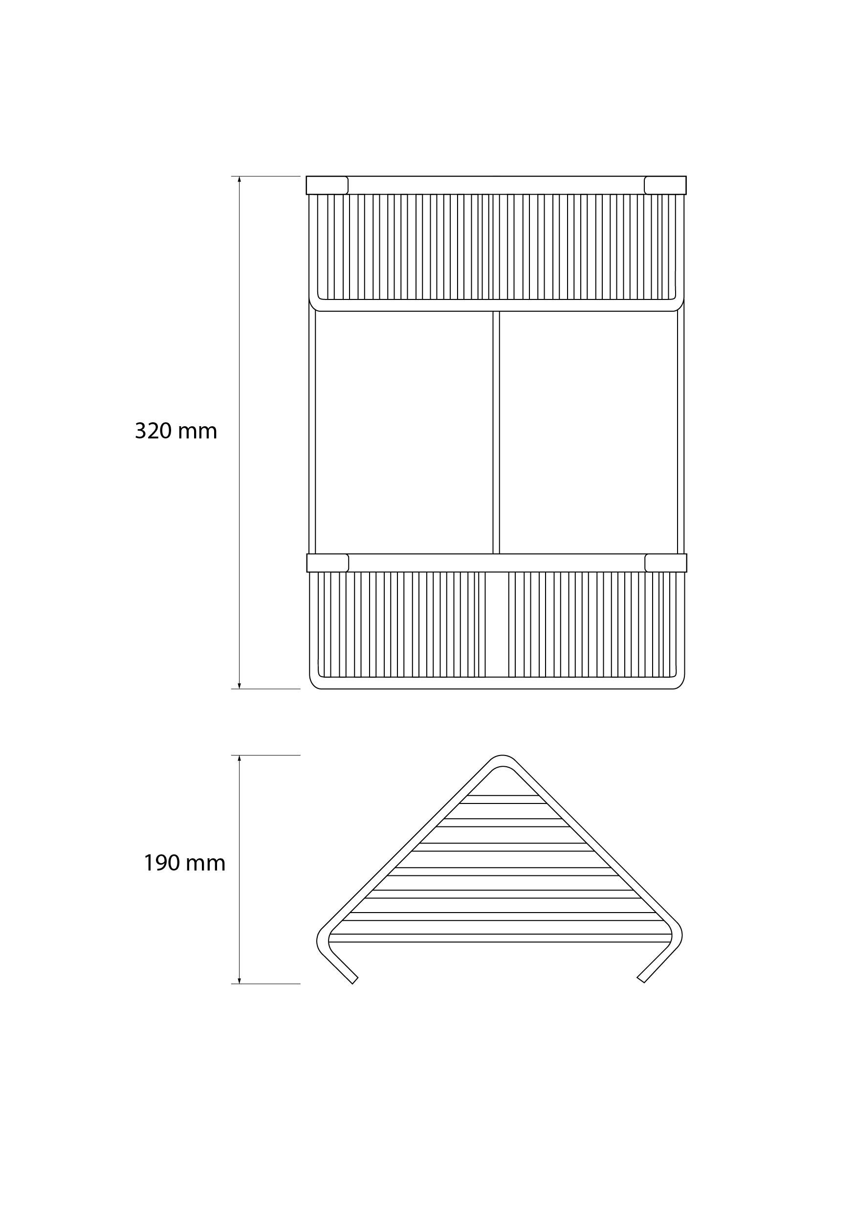Jabonera/Esponjera esquina doble