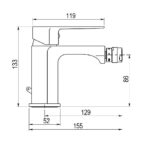 Robinet de bidet AURA