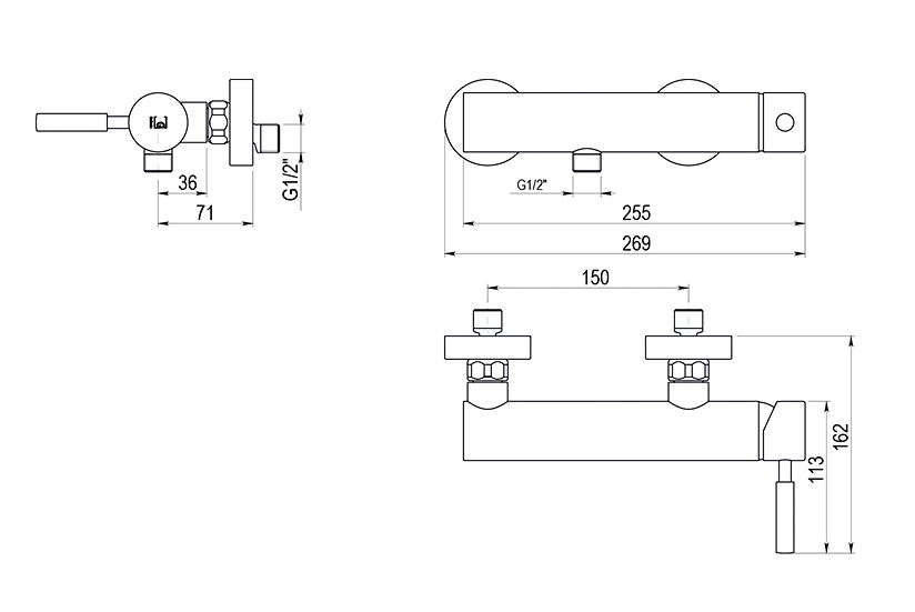 Robinet de douche BASH