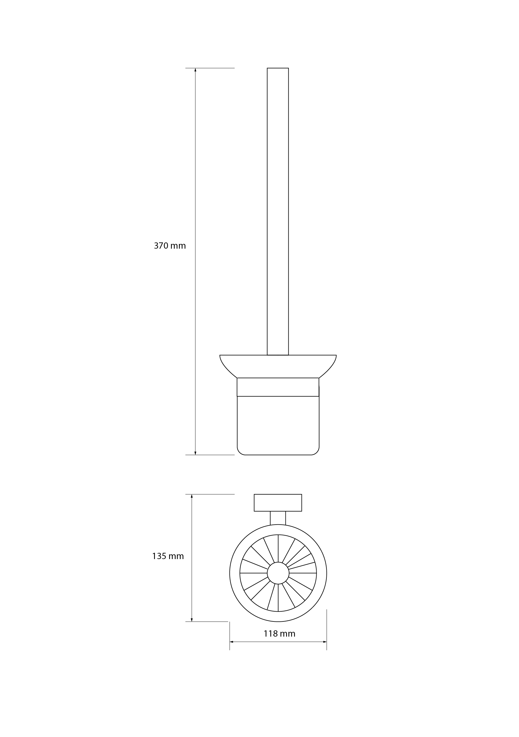 Brosse de toilette CRIS