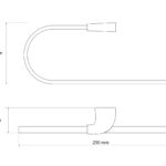 Rond de serviette incurvé