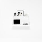 bureau mural rabattable
