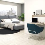 bureau mural rabattable