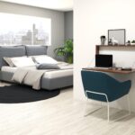 bureau mural rabattable