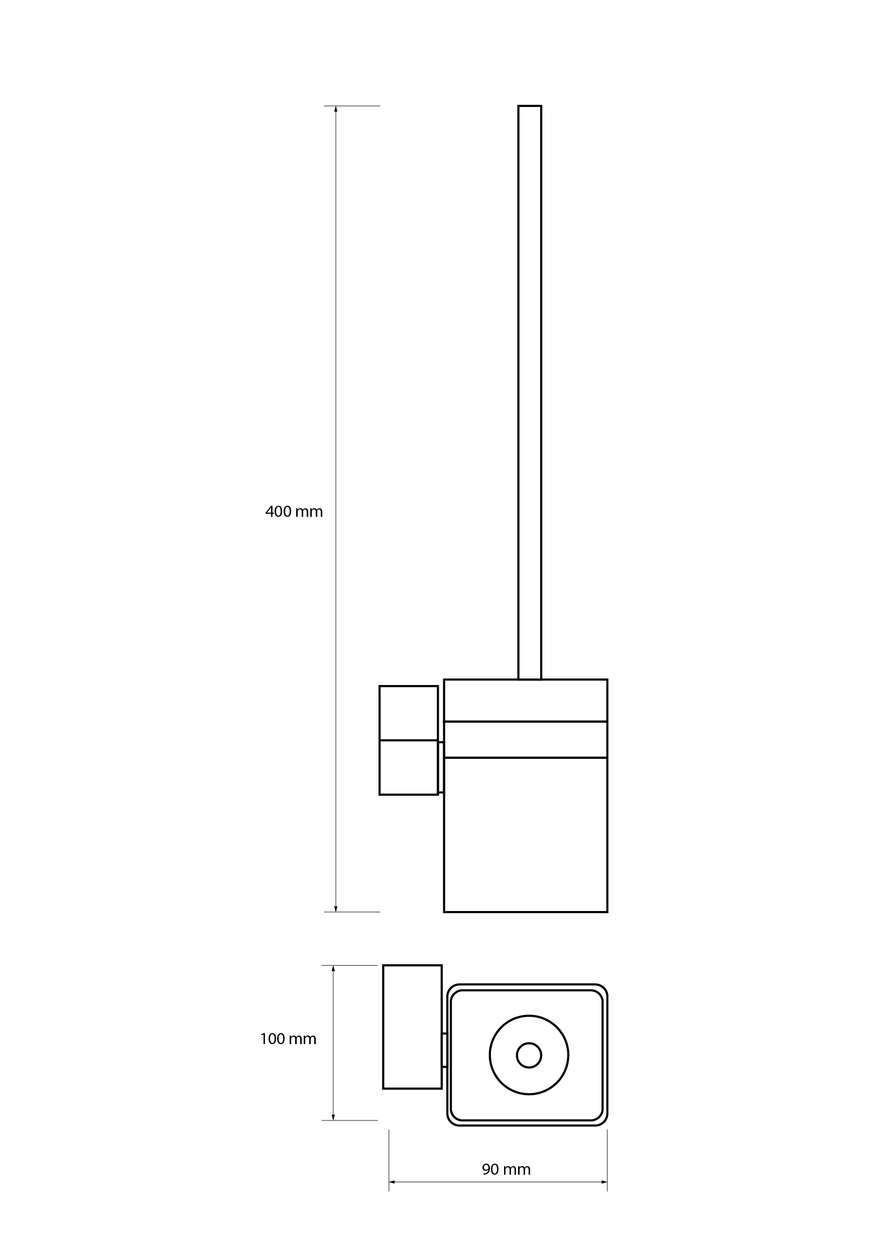 Sac de toilette KARA droit