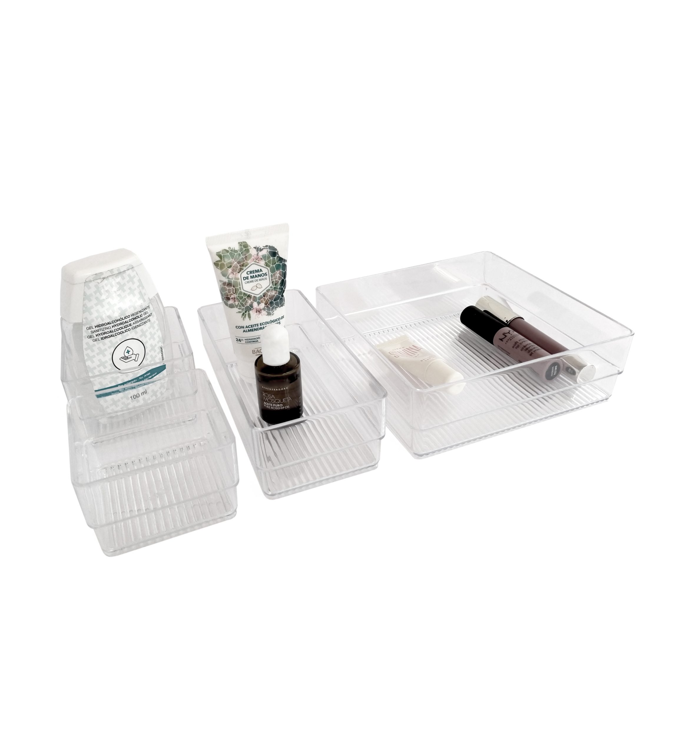 Ensemble de plateaux de rangement