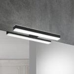 Applique murale LED noire Aurora