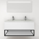 Pack Adour avec lavabo et miroir LED