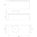 Pack Amiens avec vases ronds et miroirs LED