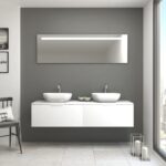 Pack Indre con doble lavabo y espejo LED