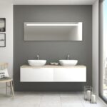 Pack Indre con doble lavabo y espejo LED