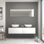 Pack Indre con doble lavabo y espejo LED