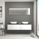 Pack Indre con doble lavabo y espejo LED