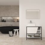 Pack Iron Rennes con lavabo y espejo led