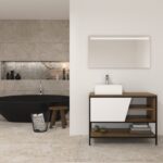 Pack Iron Rennes con lavabo y espejo led