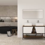Pack Iron Rennes con lavabo y espejo led