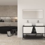 Pack Iron Rennes con lavabo y espejo led