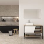 Pack Iron Rennes con lavabo y espejo led