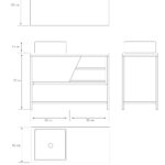 Pack Iron Rennes Plus avec lavabo et miroir LED