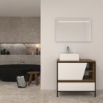 Pack Iron Rennes Plus avec lavabo et miroir LED