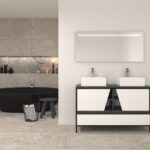 Pack Iron Rennes Plus avec lavabo et miroir LED