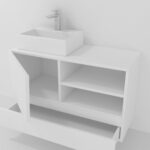 Pack Rennes Plus avec lavabo et miroir LED