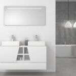 Pack Rennes Plus avec lavabo et miroir LED