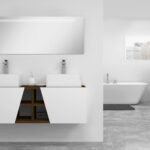 Pack Rennes avec lavabo et miroir LED