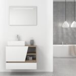 Pack Rennes Plus avec lavabo et miroir LED