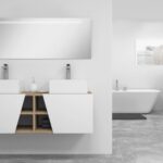 Pack Rennes avec lavabo et miroir LED