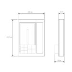 Ensemble d&rsquo;accessoires pour organisateur de cosmétiques + plateau multifonction