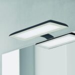 Applique murale LED noire Selene