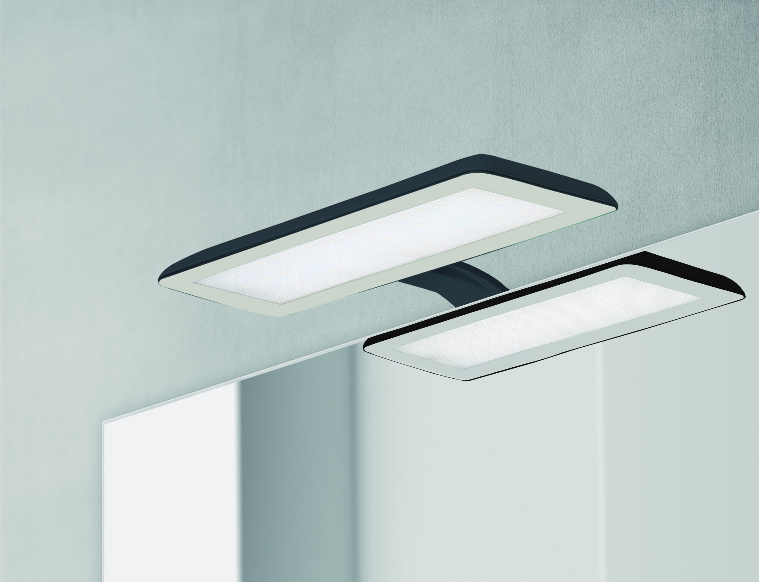 Applique murale LED noire Selene