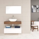 Pack Córcega con lavabo sobreencimera y espejo LED