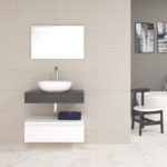 Pack Córcega con lavabo sobreencimera y espejo LED