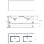 Pack Orleans con lavabo y espejo LED