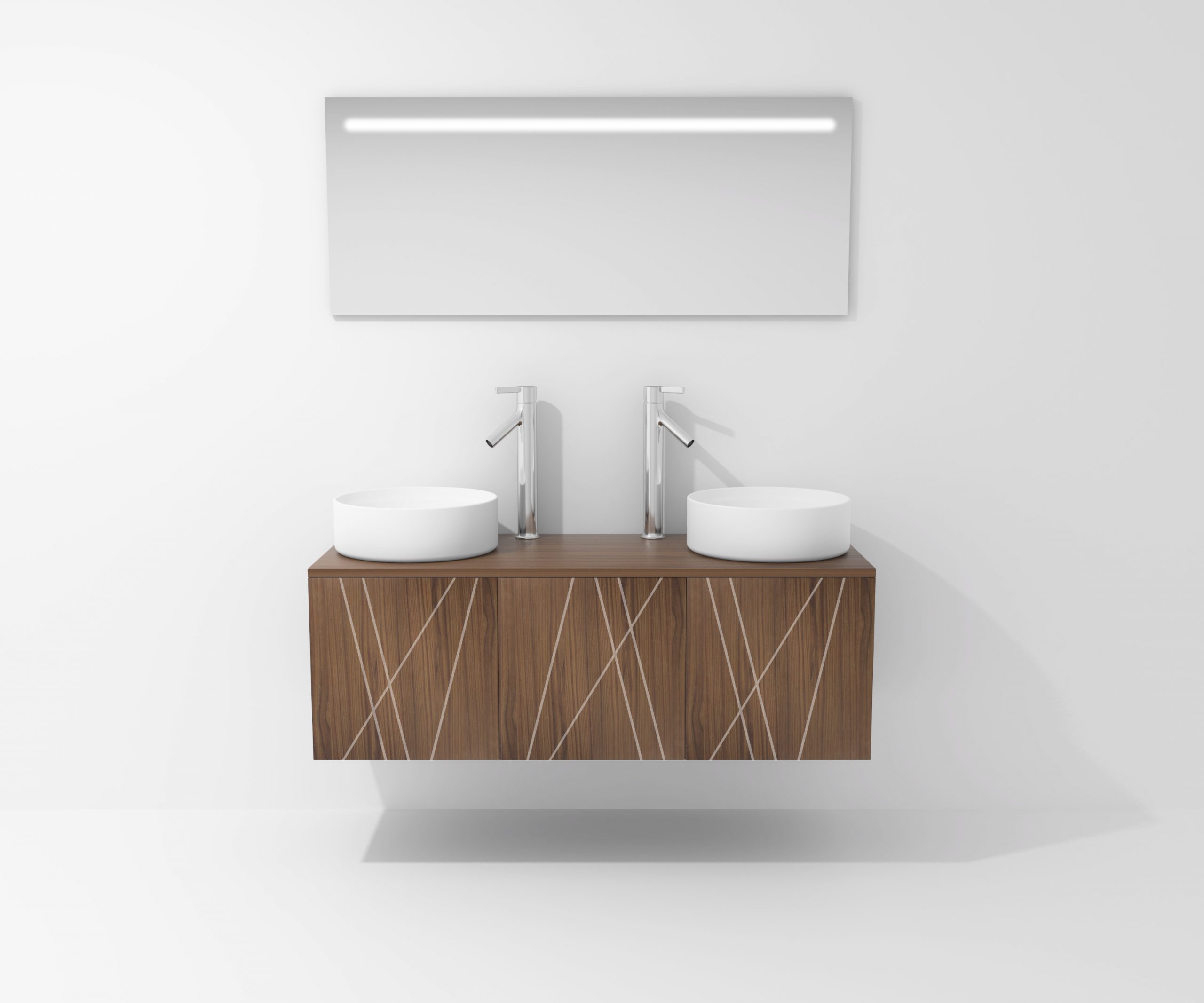 Pack Paimport avec vasque à poser et miroir LED