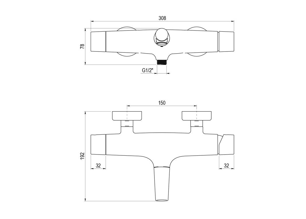 Robinet de bain-douche Stark
