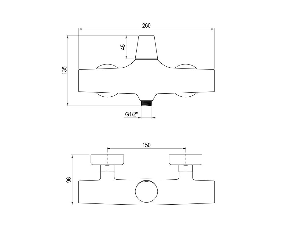 Robinet de douche Stark