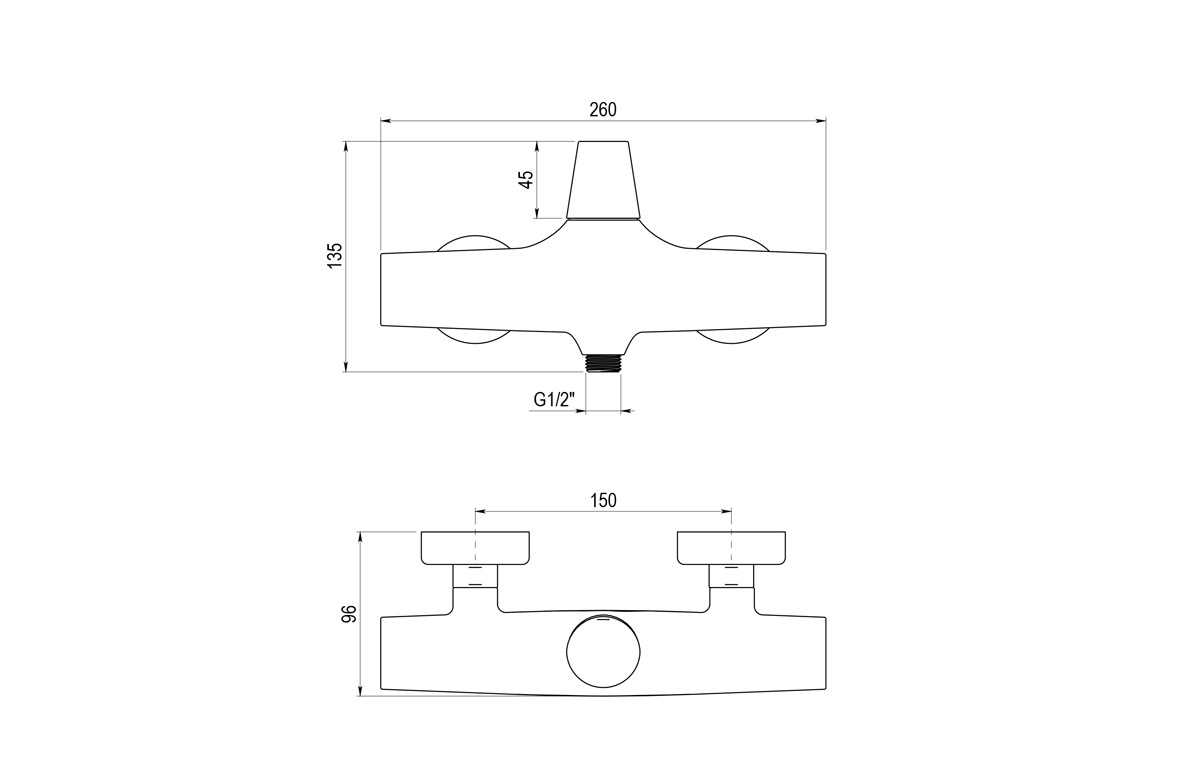 Robinet de salle de bain AURA