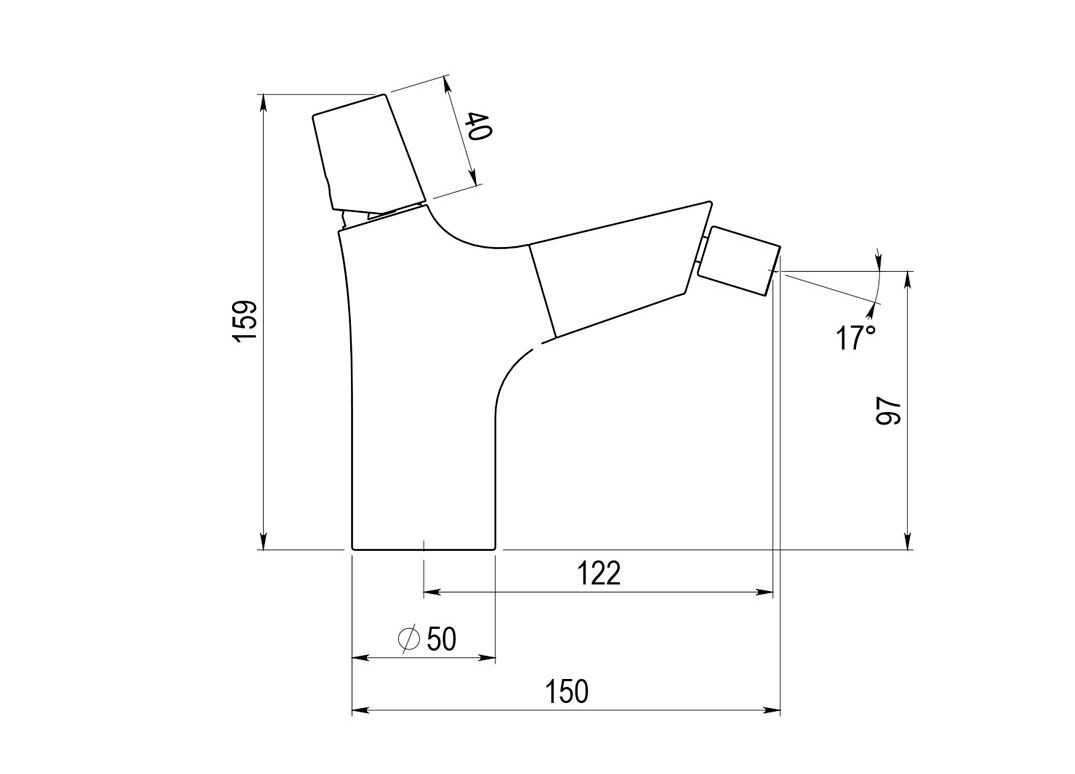 Grifo de bidet STARK