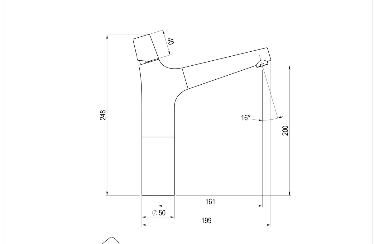 Robinet de salle de bain AURA