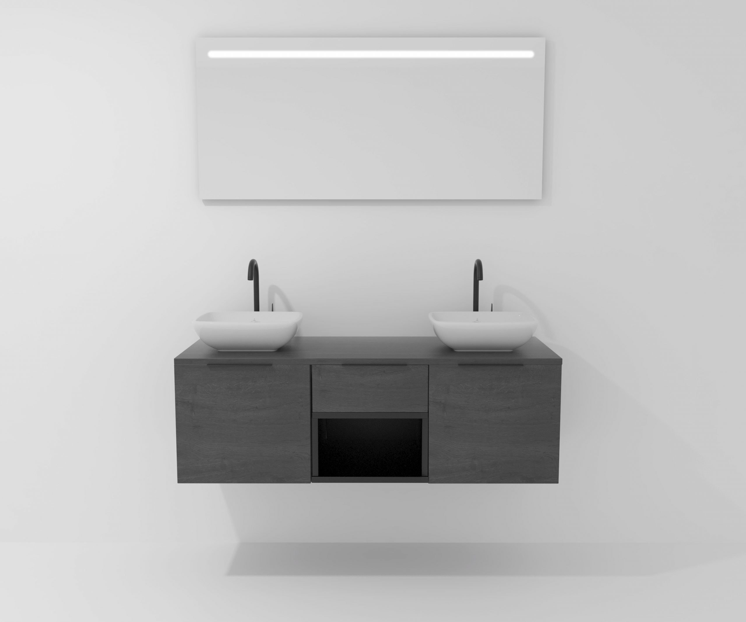 Pack BAISE + lavabo + espejo LED