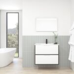 Pack STELLO : 2 placards + lavabo + miroir LED