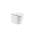 WC compact Oléron, blanc éclatant