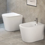 Toilettes suspendues Oléron, blanc brillant