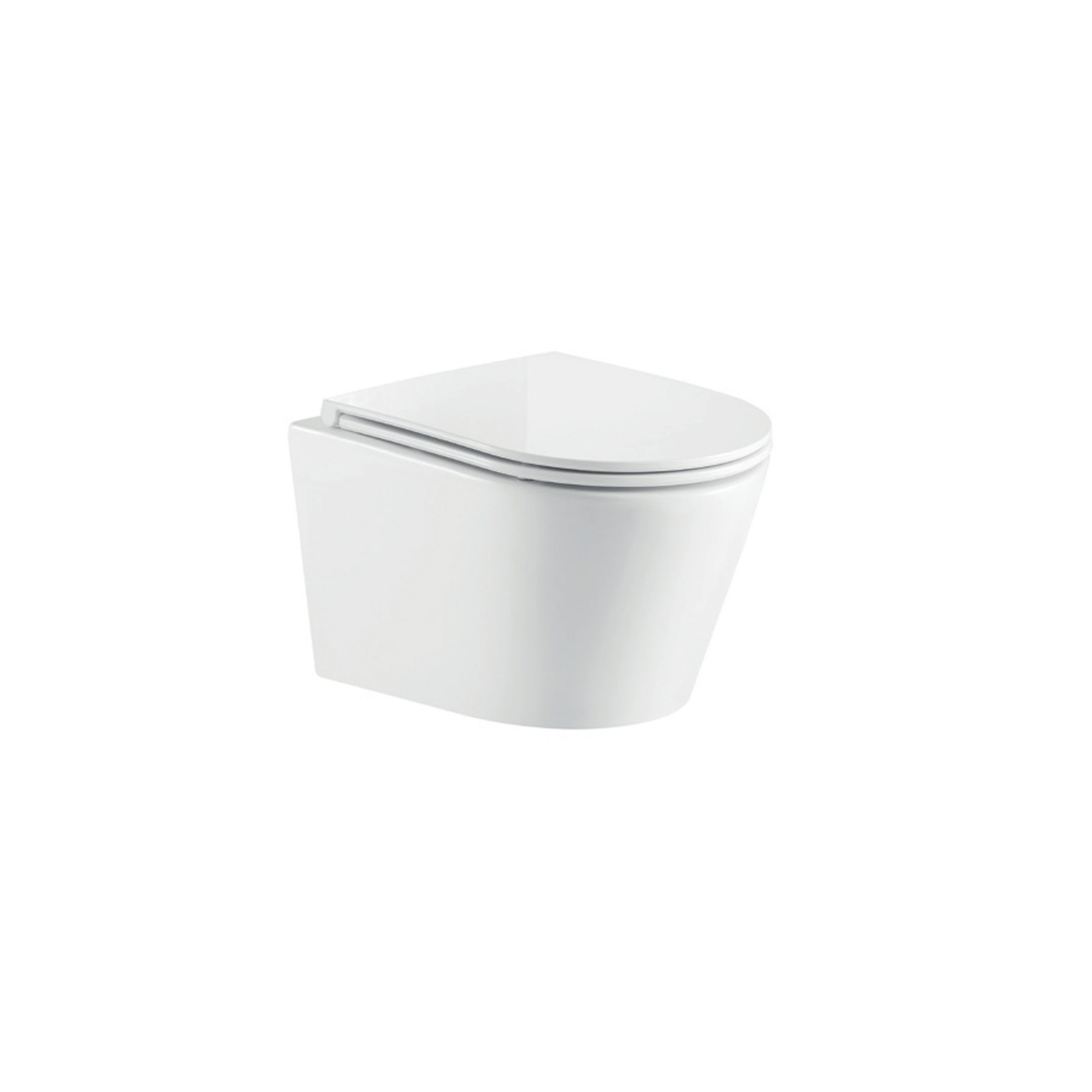 Toilettes suspendues Oléron, blanc brillant