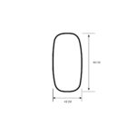 Miroir blanc BARBARA 450 x 900